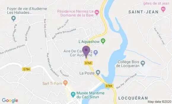 Localisation Audierne - 29770