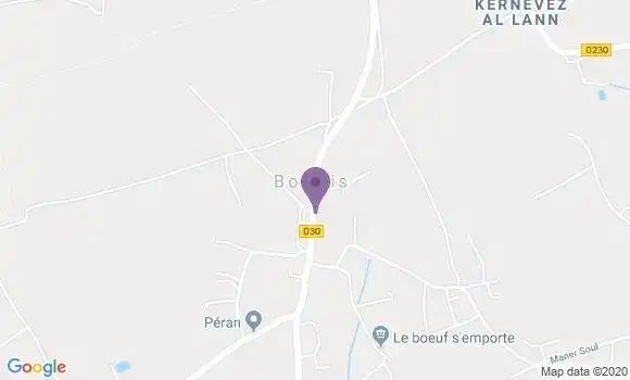 Localisation Bodilis Ap - 29400