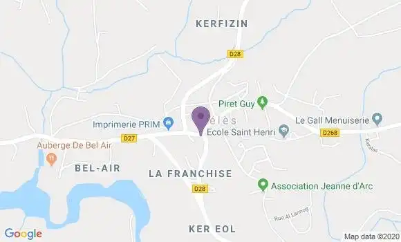 Localisation Breles Ap - 29810