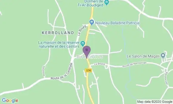 Localisation Brennilis Ap - 29690