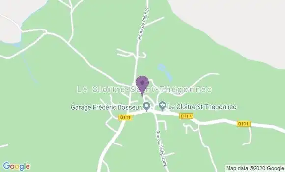 Localisation Le Cloitre Saint Thegonnec Ap - 29410