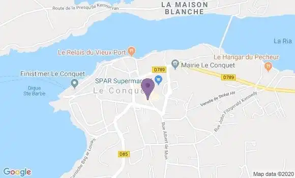 Localisation Le Conquet Bp - 29217