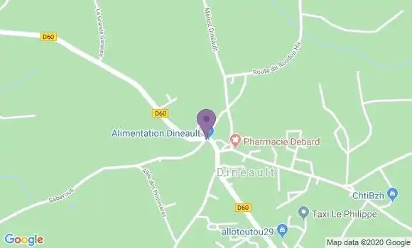 Localisation Dineault Ap - 29150
