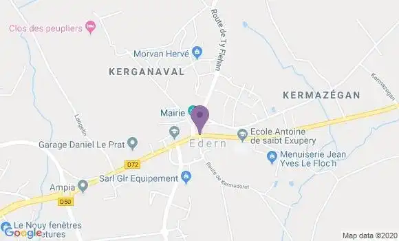 Localisation Edern Ap - 29510