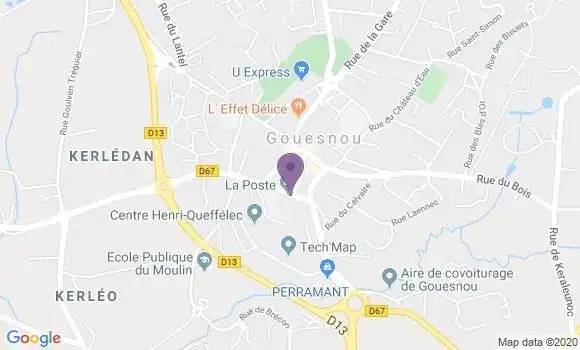 Localisation Gouesnou Bp - 29850