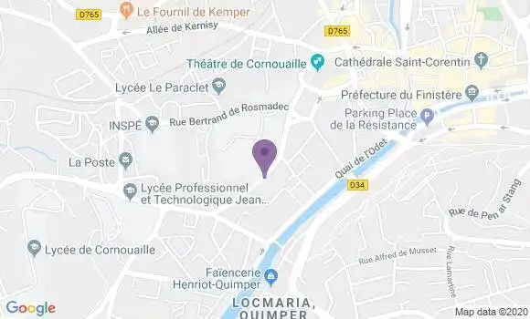 Localisation Guengat Ap - 29180