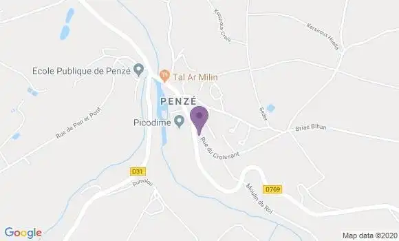 Localisation Henvic Ap - 29670