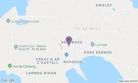 Localisation Ile de Batz Bp - 29253