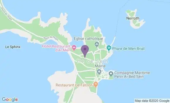 Localisation Ile de Sein Ap - 29990