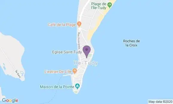 Localisation Ile Tudy Bp - 29980