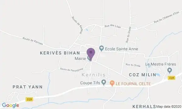Localisation Kernilis Ap - 29260