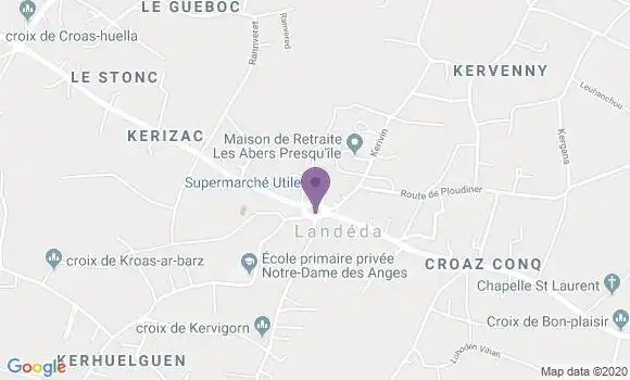 Localisation L Aberwrach Bp - 29870