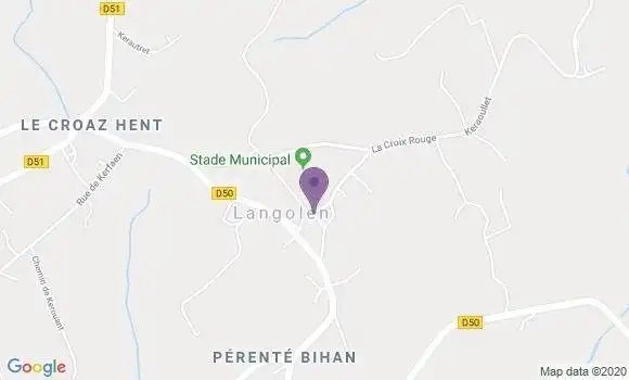 Localisation Langolen Ap - 29510