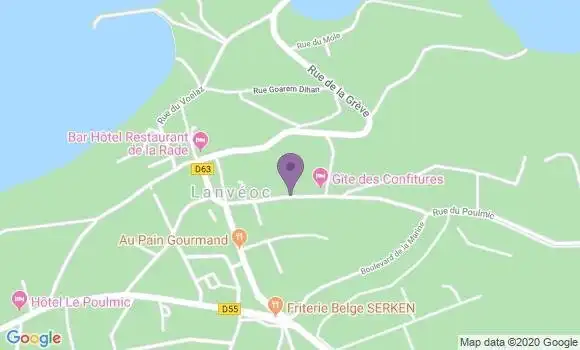 Localisation Lanveoc Bp - 29160
