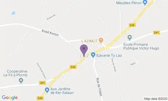 Localisation Laz Ap - 29520