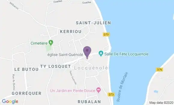 Localisation Locquenole Ap - 29670
