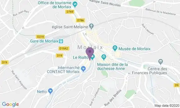 Localisation Morlaix - 29600