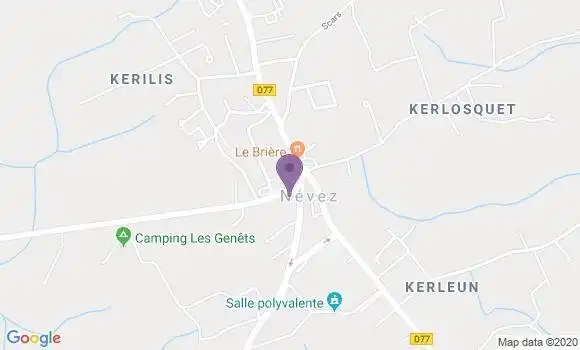 Localisation Nevez Bp - 29920