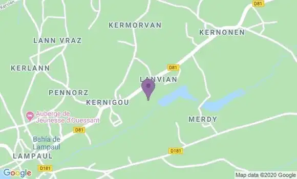 Localisation Ouessant - 29242