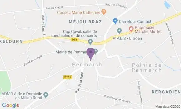 Localisation Penmarch Bp - 29760