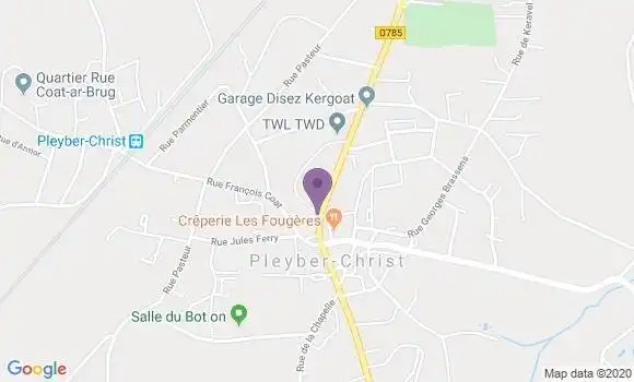 Localisation Pleyber Christ Bp - 29410