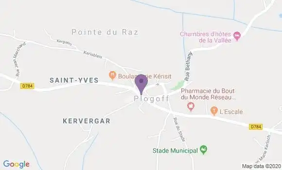 Localisation Plogoff Bp - 29770