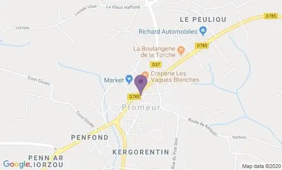 Localisation Plomeur Bp - 29120