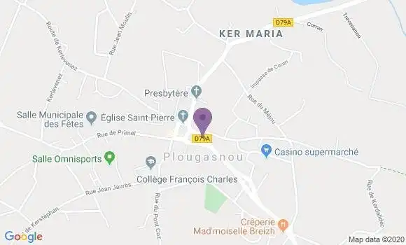 Localisation Plougasnou Bp - 29630