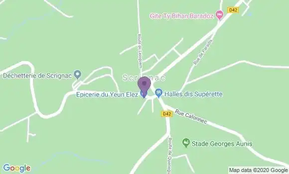 Localisation Plougonven Bp - 29640