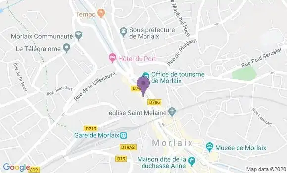 Localisation Plouigneau - 29610