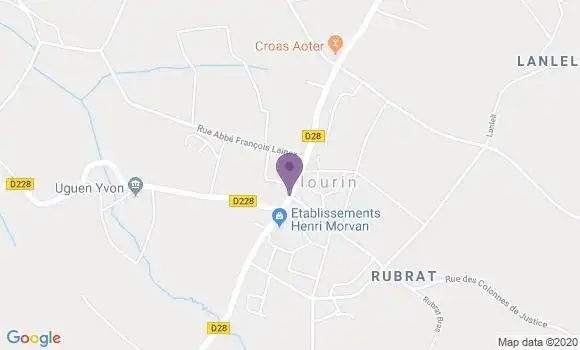 Localisation Plourin Ap - 29830