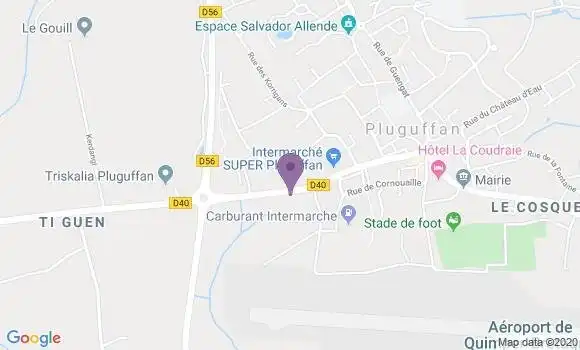 Localisation Pluguffan Bp - 29700