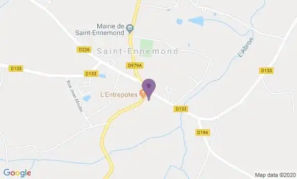 Localisation Saint Ennemond Ap - 03400