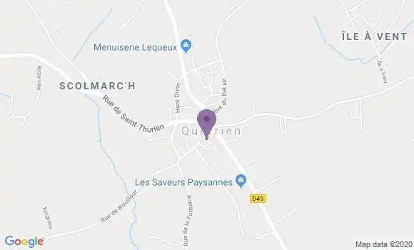 Localisation Querrien Bp - 29310
