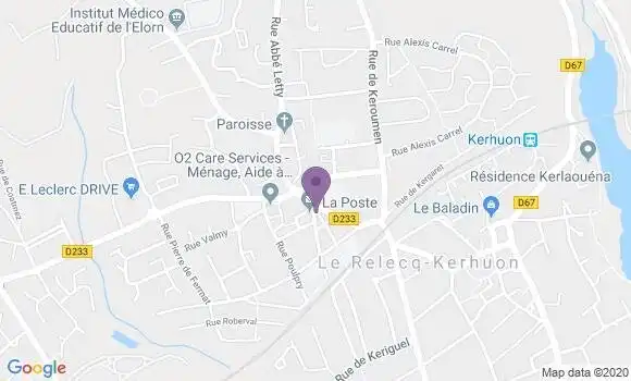 Localisation Le Relecq Kerhuon Bp - 29480