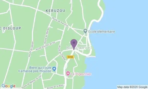 Localisation Roscanvel Ap - 29570