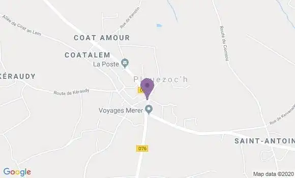 Localisation Saint Jean du Doigt Ap - 29630