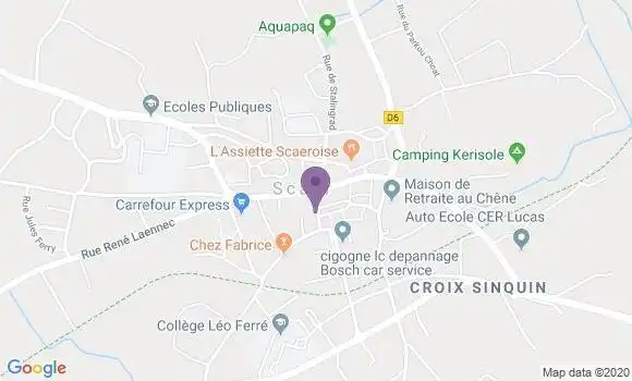 Localisation Scaer - 29390
