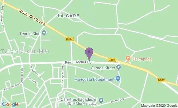 Localisation Telgruc sur Mer Bp - 29560
