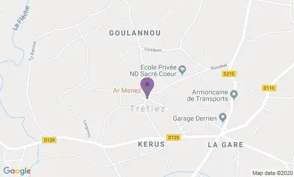Localisation Treflez Bp - 29430