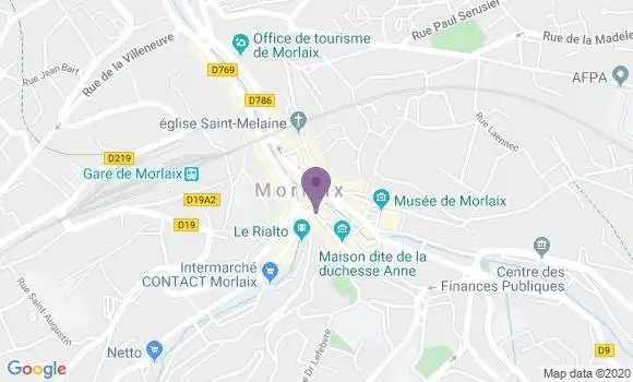 Localisation Morlaix la Boissiere Bp - 29600
