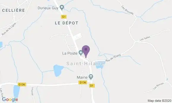 Localisation Saint Hilaire Bp - 03440