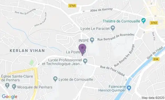 Localisation Quimper Penhars - 29000
