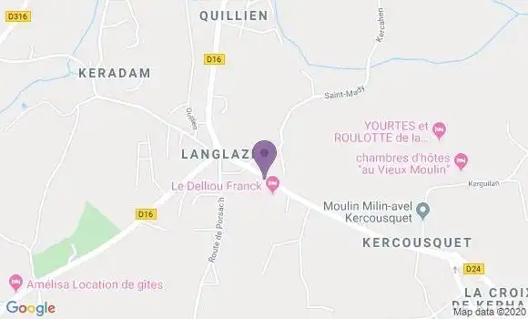 Localisation Le Pouldu Ap - 29360
