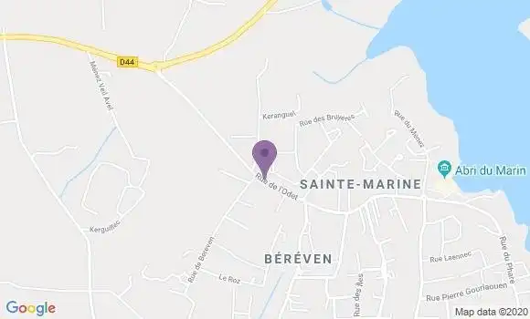 Localisation Sainte Marine Ap - 29120
