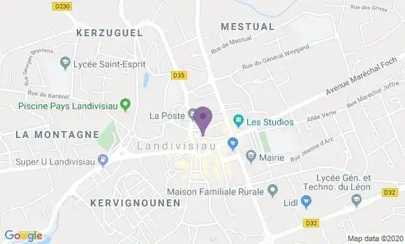Localisation Landivisiau Marine Ap - 29400