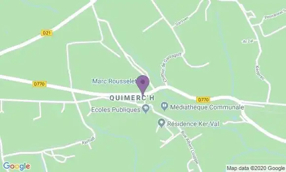 Localisation Pont de Buis Ap - 29590