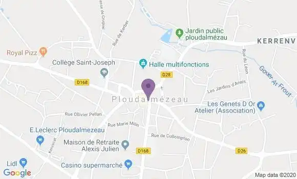 Localisation Portsall Ap - 29830
