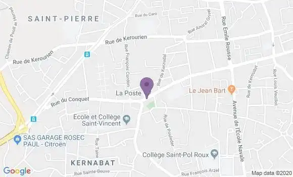 Localisation Brest Saint Pierre Bp - 29200