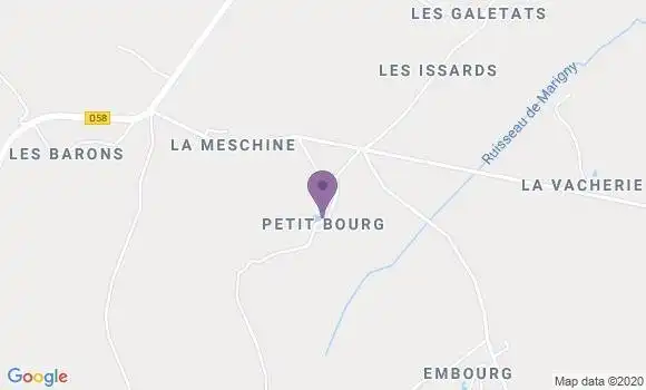Localisation Saint Menoux Bp - 03210